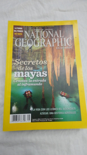 Revista National Geographic- Agosto 2013 - Secretos Mayas