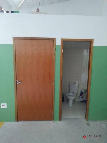 Salão Para Alugar, 110 M² Por R$ 4.000,00/mês - Planalto - São Bernardo Do Campo/sp - Sl0402