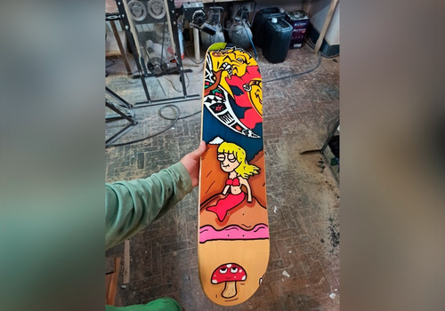 Imagem 8 de 9 de Shape Skate Marfim Personalizado Com Sua Arte