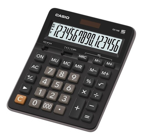 Calculadora Casio De Escritorio Solar Gx-16b 16 Digitos Orig