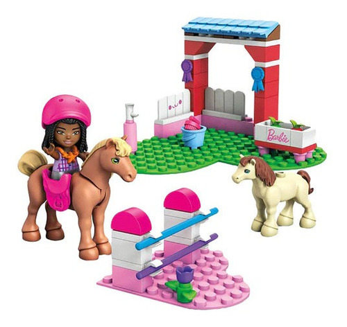 Barbie Building Sets Horse Jumping, Salto De Caballo