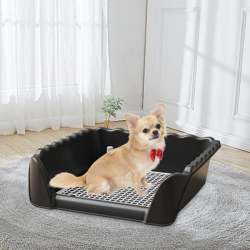 Baño Para Perros Con De Entrenamiento Innovador Negro