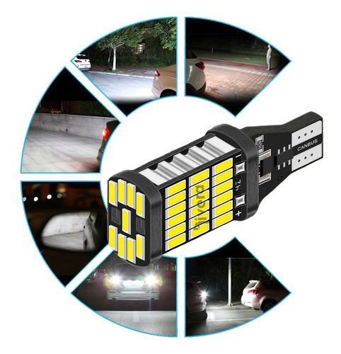 Rt Luz Reversa Led Tipo Xenon Hid T15 Toyota Tacoma 2012