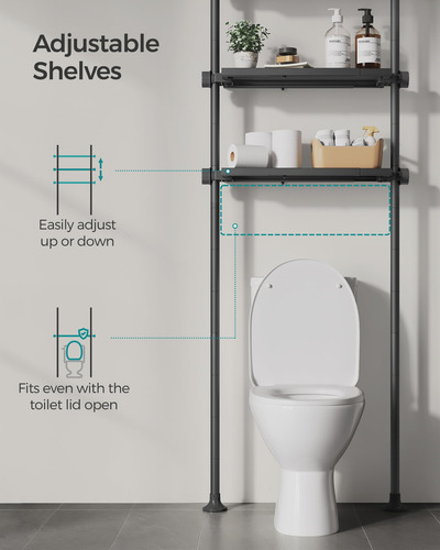 Organizador De Baño De 4 Niveles, Ajustable Y Extensible