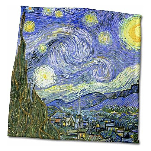 3drose La Noche Estrellada De Vincent Van Gogh 1889 - Ar