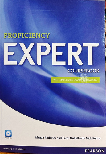 Proficiency Expert - Coursebook W/cd's - Roderick / Kenny