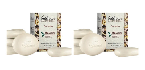 Imagem 1 de 2 de Sabonete Instance Castanharias 5x85g (2 Unidades) - Eudora