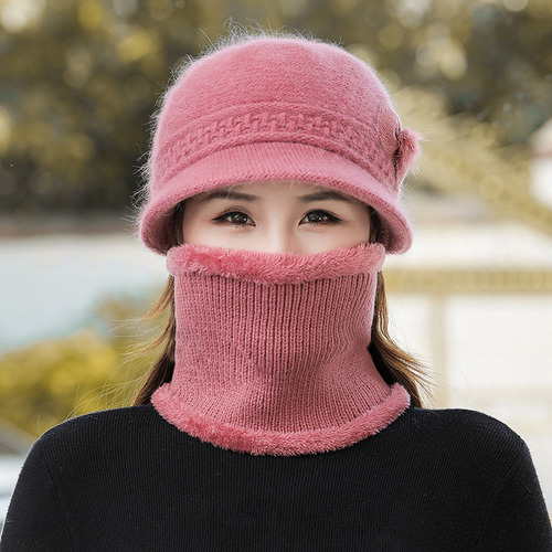 B Conjunto De Bufanda Y Gorro De Punto De Invierno Para