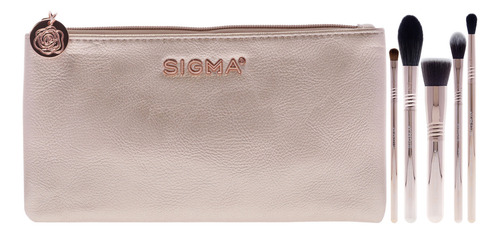 Juego De Cepillos Sigma Iconic Rose Gold, 6 Piezas, Planos K