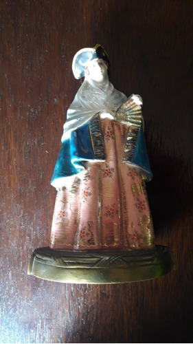 Figura De Porcelana Comedia Del Arte 