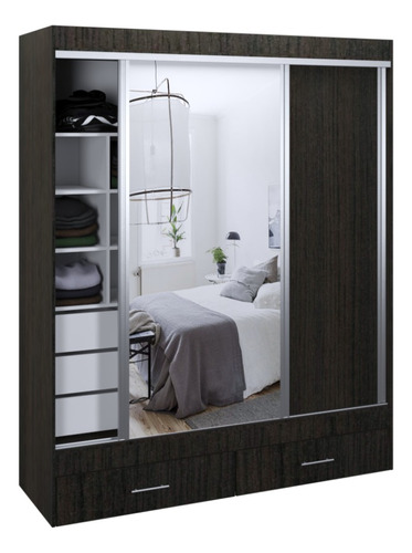 Ropero Placard Vestidor Con Espejos 180 X 220 X 60 Cod. 503