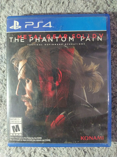 Metal Gear Solid 5 The Phantom Pain Ps4 -- The Unit Games