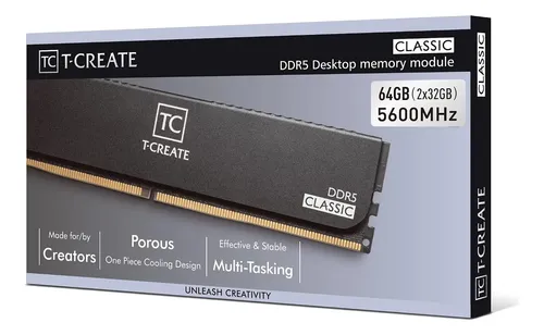 T-CREATE CLASSIC 32GB DDR5 5600MHz（未開封新品 Ram Teamgroup T-create Classic Ddr5 5600mhz 64 Gb (2x32gb