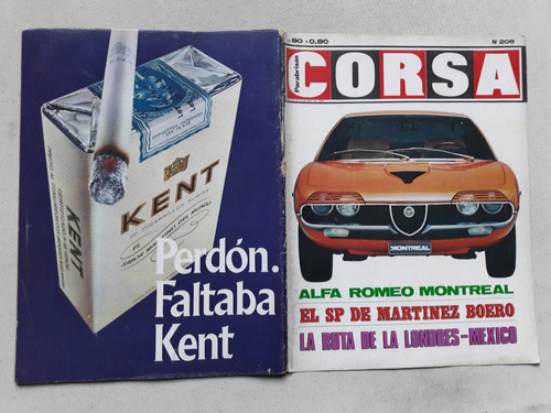 Revista Corsa N° 208 Año 1970 - Alfa Romeo Montreal