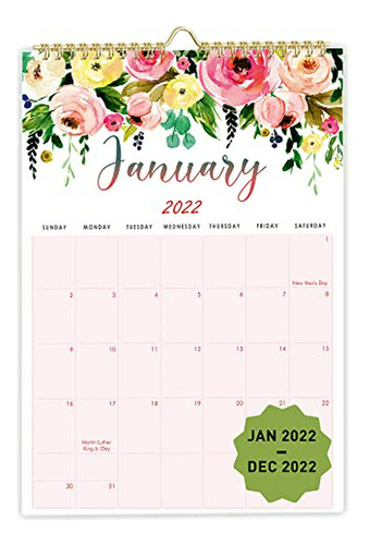 Calendario Anual De Pared 2021, Planificador Diario Mensual 