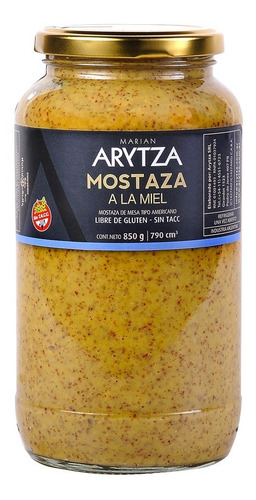 Mostaza Gourmet Arytza A La Miel 850g. - Sin Tacc