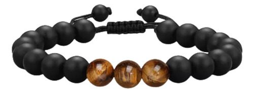 Pulsera De Piedra Para Hombre Padre Regalo Protector Suerte