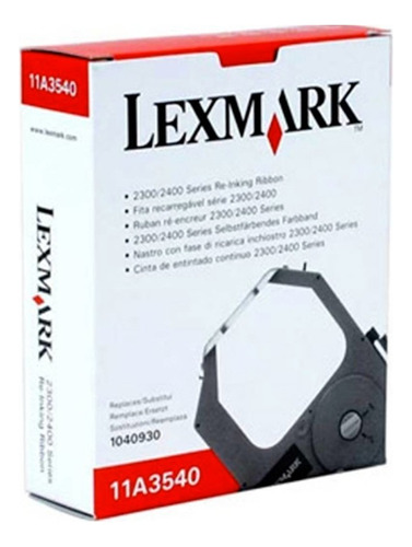 Cinta Lexmark 11a3540 Original Para 2480 2481 2490 2580 2590