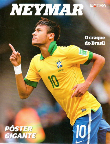 Imagem 1 de 1 de Poster Gigante Neymar  - Extra - Bonellihq Cx433 H18