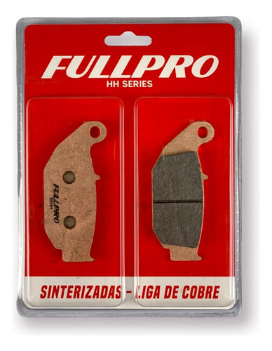 Kit Pastilha Freio Fullpro Bros 160 2015 2016 2017