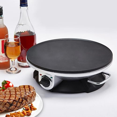 Crepera Eléctrica De 13 Pulgadas, Máquina Para Hacer Crepes
