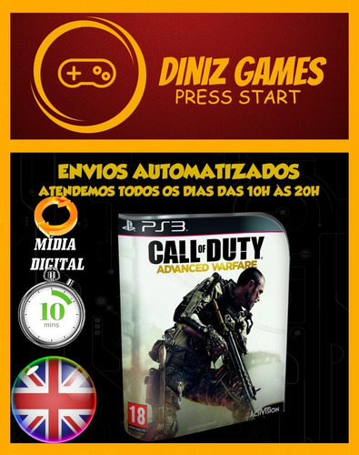 Call Of Duty Advanced Warfare Ps3 Digital Envio Em 1 Minuto