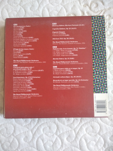 Grandes Compositores Piotr Ilich Tchaikovsky 5 Cd (Usado)