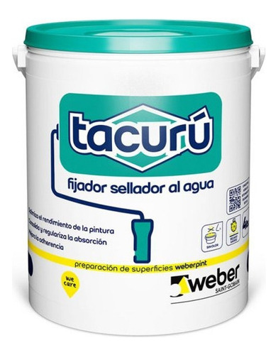 Fijador Sellador Tacuru 1 L Weber Exterior Interior Mm