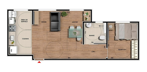 Imagem 5 de 20 de Apartamento À Venda, 2 Quartos, 1 Vaga, São Damião - Vespasiano/mg - 3105