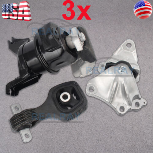 3pc Motor Mount Kit Set For 12-13 Honda Civic 1.8l Engin Oam