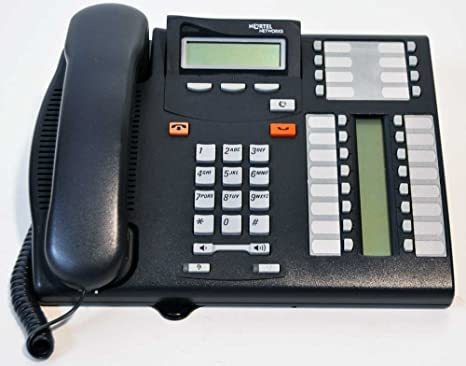 Nortel T7316 Teléfono Del Carbón De Leña