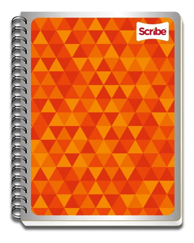 Pack C/5 Cuaderno Scribe Profesional Triangulos 100h 7mm