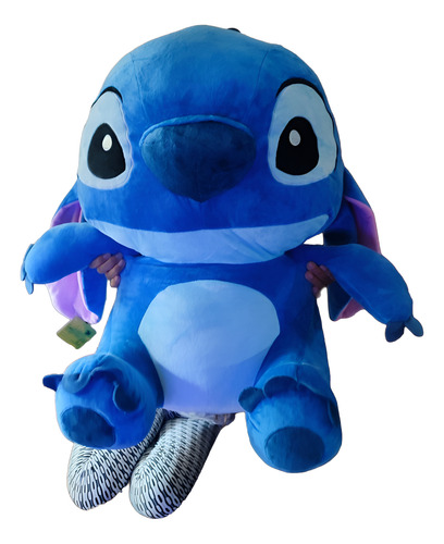 Tierno Peluche Suave De Stitch Grande De 70 Cm Azul