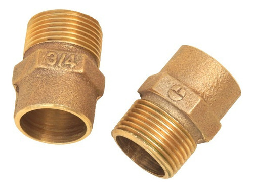 Terminal De Bronce So-he 3/4 Pulgadas X2 Unidades