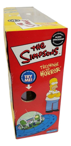 Los Simpsons Escenario Playmates Horror - Homero Kang Kodos (Usado)