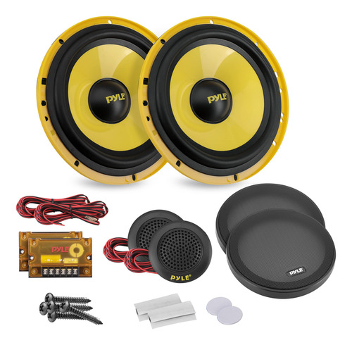 Pack De Altavoces Pyle 6.5'' 400w - Sonido Potente Y Claro