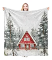 Comprar Hiwx Manta Navideña, Manta Navideña De Invierno, Manta Nevad