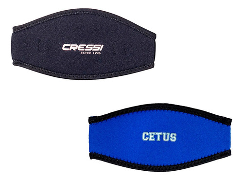 Máscara De Mergulho Cressi Metis + Anti Fog + Strap Cor Preto/preto