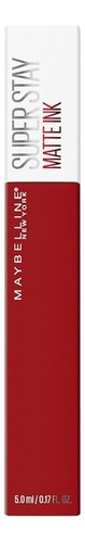 Labial Líquido Maybelline Super Stay Matte Ink - 5ml Acabado Mate Color EXHILARATOR