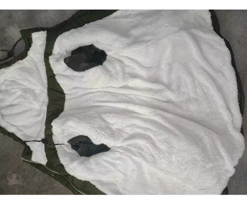 Abrigo De Invierno Impermeable Con Forro Polar Y Capucha Cál