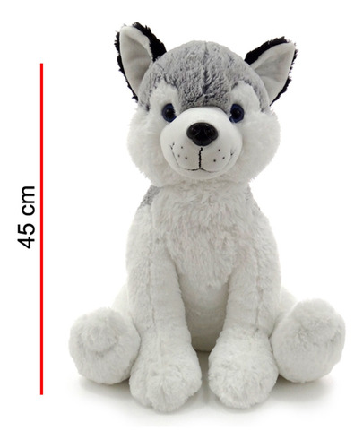 Peluche Perro Siberiano Sentado 45 Cm Ploppy 390032