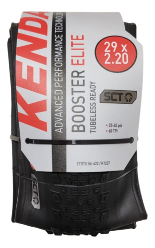 Par De Pneus Mtb Kenda Booster Elite Sct 29x2.20 Tlr 60tpi