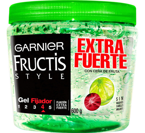 Garnier Fructis Gel Fijador Para Cabello 600g / Extra Fuerte