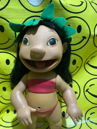 Lilo De Lilo Stich Muñeca Año 2001 Hasbro 28 Cm No Funciona (Usado)