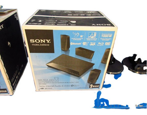 Home Theater Sony Blu-ray 3d Bluetooth Wifi Bdv - E3100 