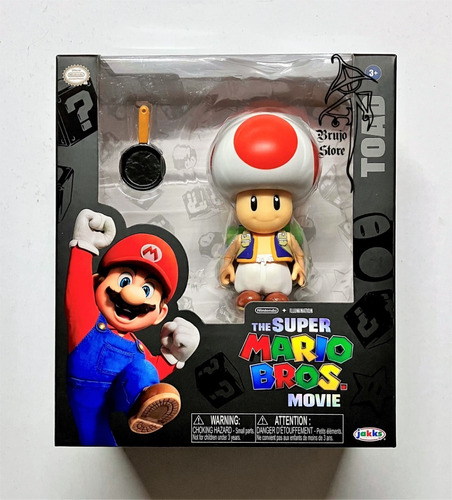 Figura World Nintendo Mario Bros Movie Toad 10cm Brujostore