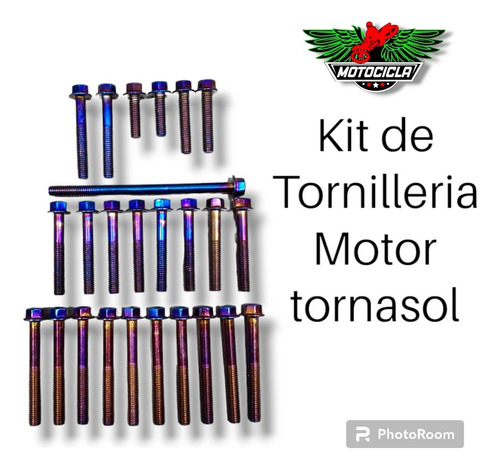 Kit De Tornilleria Motor Moto Tornasol 