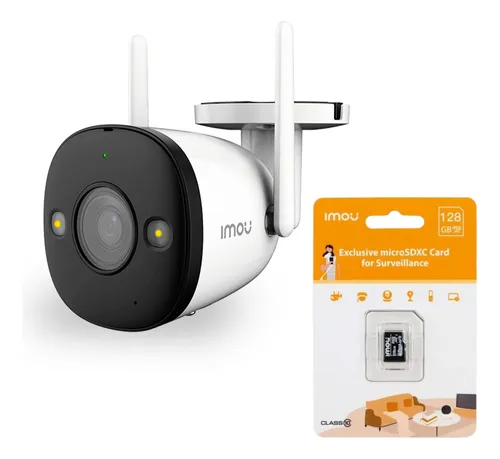 comprar Camara Ip Wifi Imou Bullet 2e 4mp Full Color 2k Audio +128gb