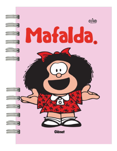 Agenda Perpetua Mafalda + Chapita De Regalo