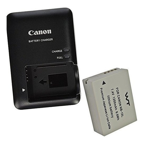 Canon Cb2lc Cargador Para Canon Nb10l Liion Battery Compatib